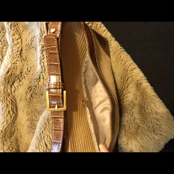 Etiene Aigner leather and straw purse - Picture 6 of 7